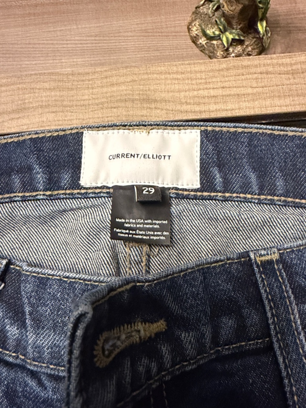 Current/Elliott Indigo Blue Denim Jeans